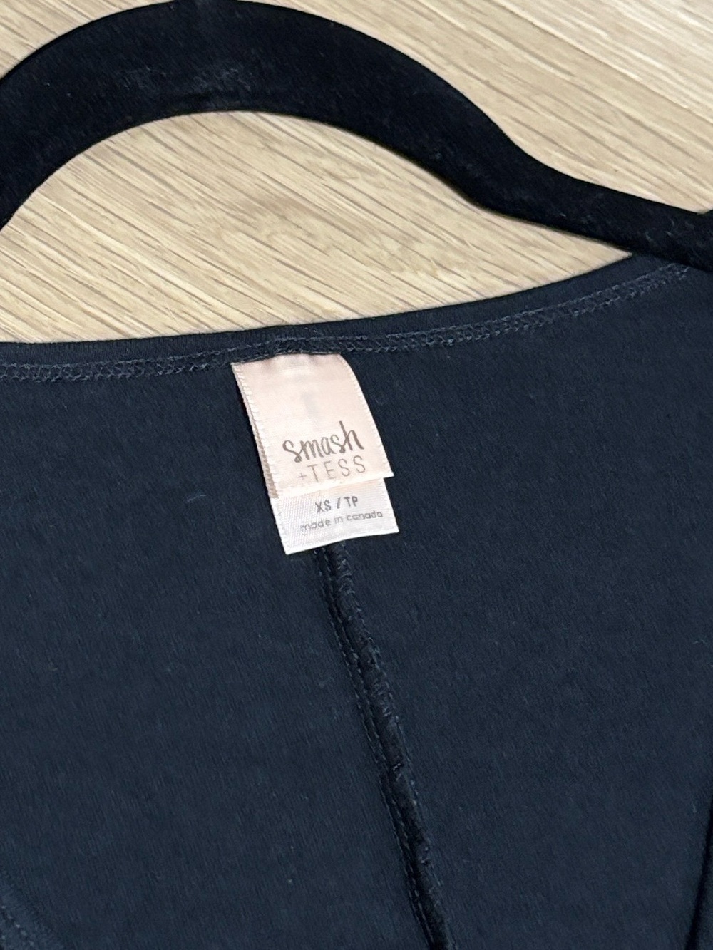 Smash + Tess (XS) The Friday Romper Midnight Black Pockets Soft Comfy Lounge - Picture 10 of 15